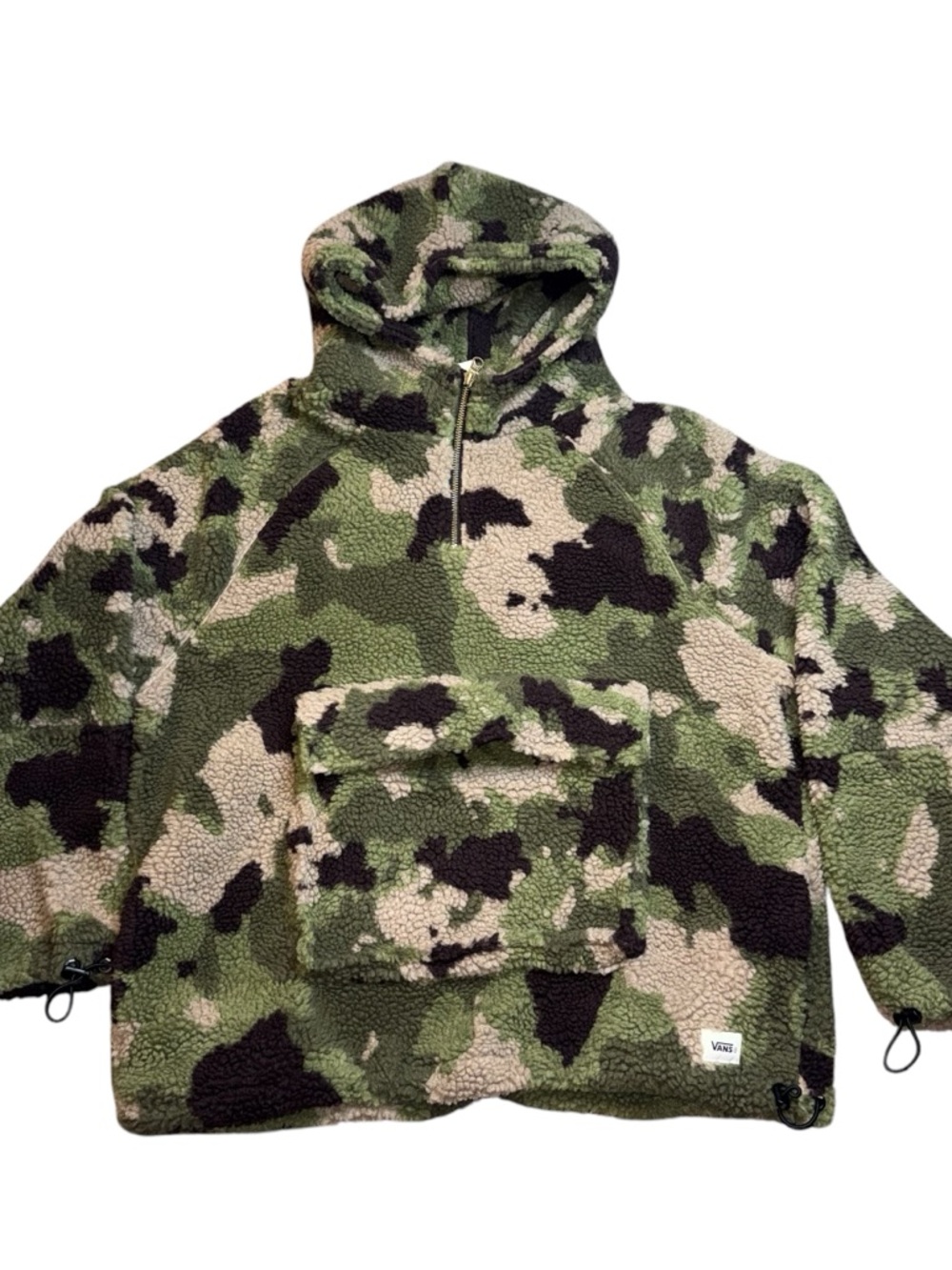 VANS LX OVERSIZED SHERPA HOODIE (Camo)
